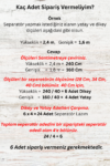 Kac-Adet-Sipariş