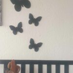 Dekoratif Ahşap 6'lı Kelebek Duvar Süsü Siyah 50x40 Lazer Kesim Duvar Dekoru photo review